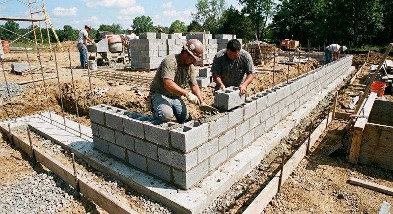 Block Foundation Installation in Norwalk, CT