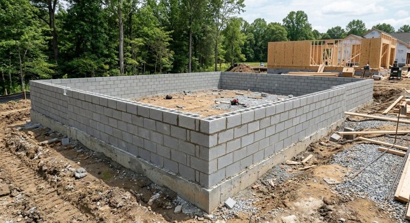 Block Foundation Installation in Norwalk, CT