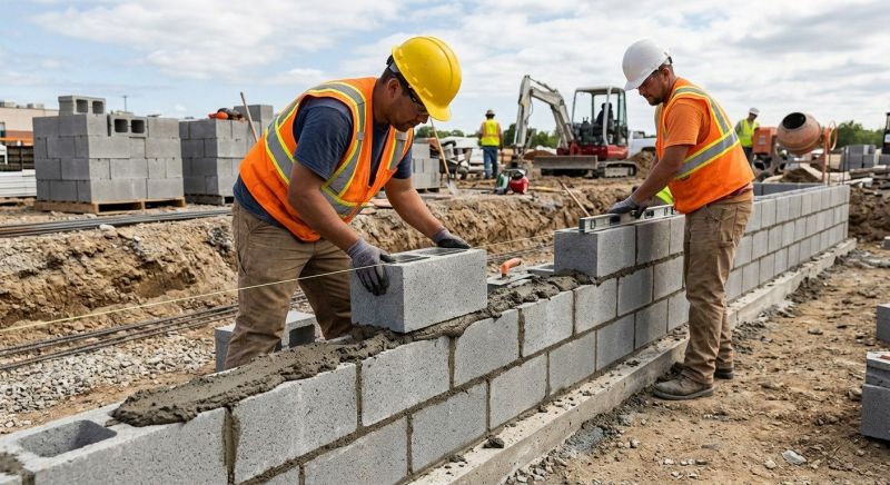 Block Wall Installation in Centereach, NY