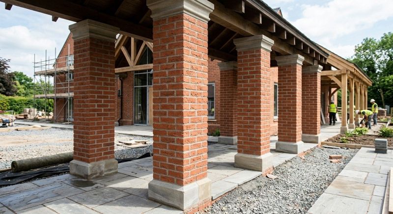 Brick Columns Installation in Norwalk, CT