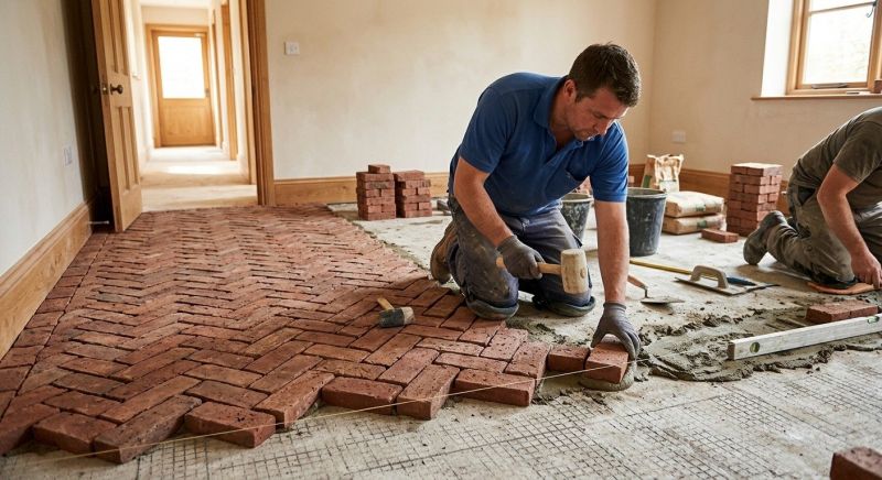 Brick Flooring Installation in Norwalk, CT