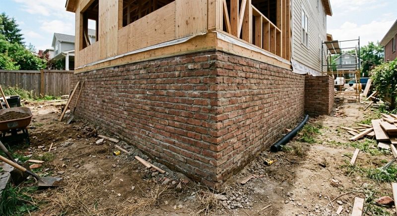 Brick Foundation Installation in Norwalk, CT