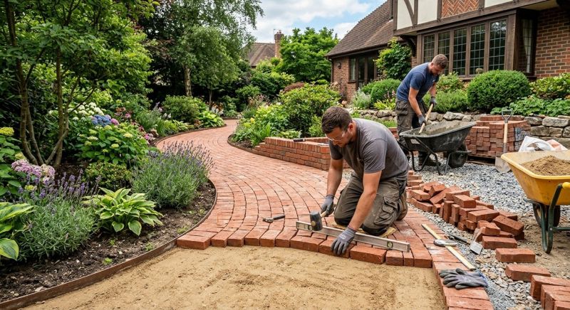 Brick Hardscape Installation in Redding, CT