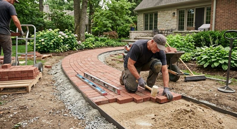 Brick Hardscape Installation in Somers, NY