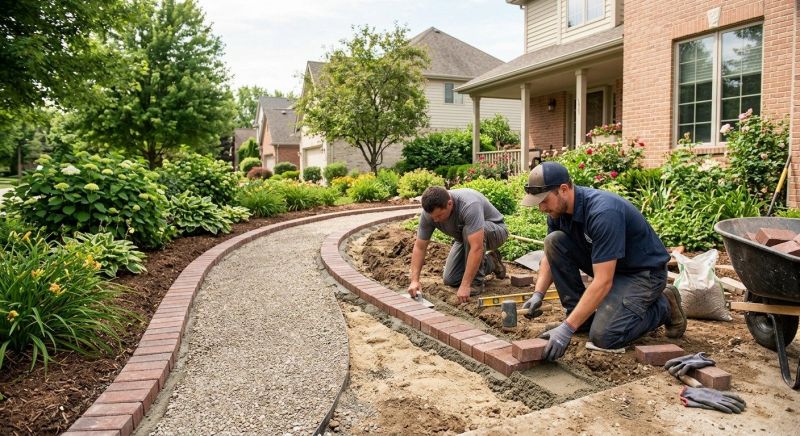 Brick Hardscaping Installation in Bethel, CT