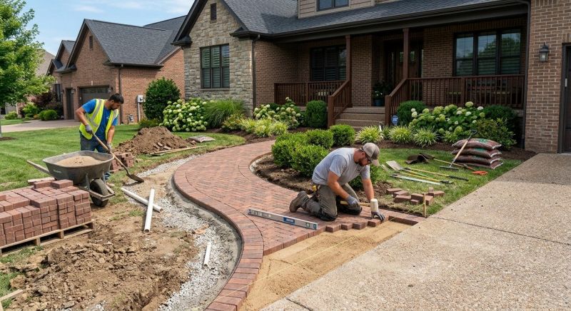 Brick Hardscaping Installation in Brewster, NY