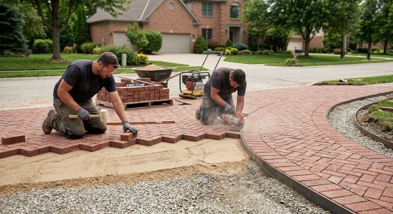 Brick Hardscaping Installation in North Salem, NY