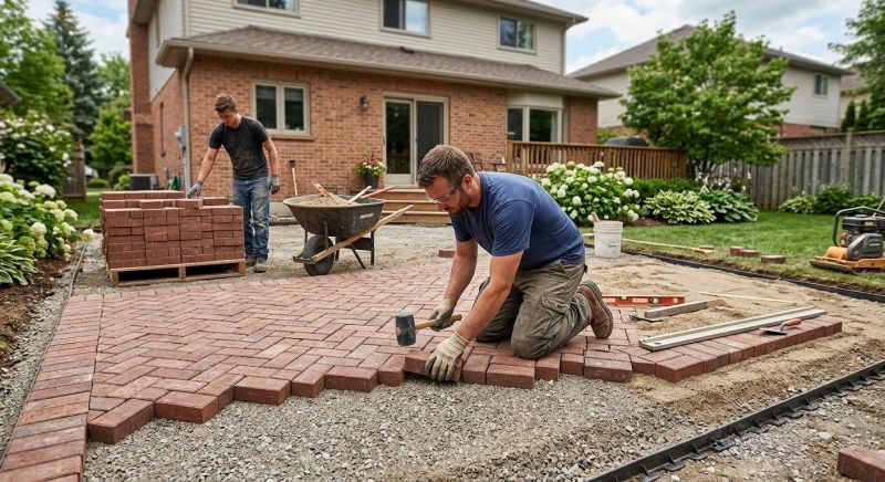 Brick Patio Installation in Norwalk, CT