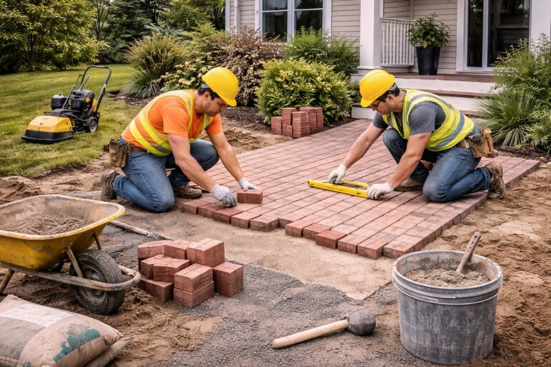 Brick Paving Installation in Brewster, NY