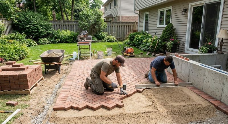 Brick Paving Installation in Northport, NY