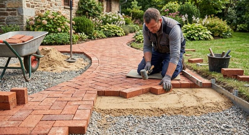 Brick Paving Installation in Pound Ridge, NY