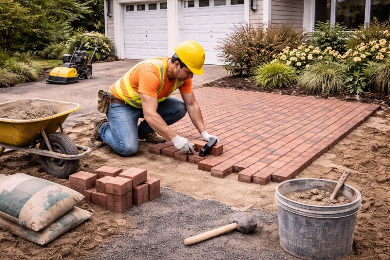 Brick Paving Installation in Yorktown Heights, NY