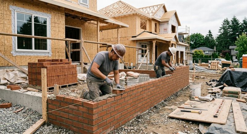 Brick Wall Installation in Centereach, NY