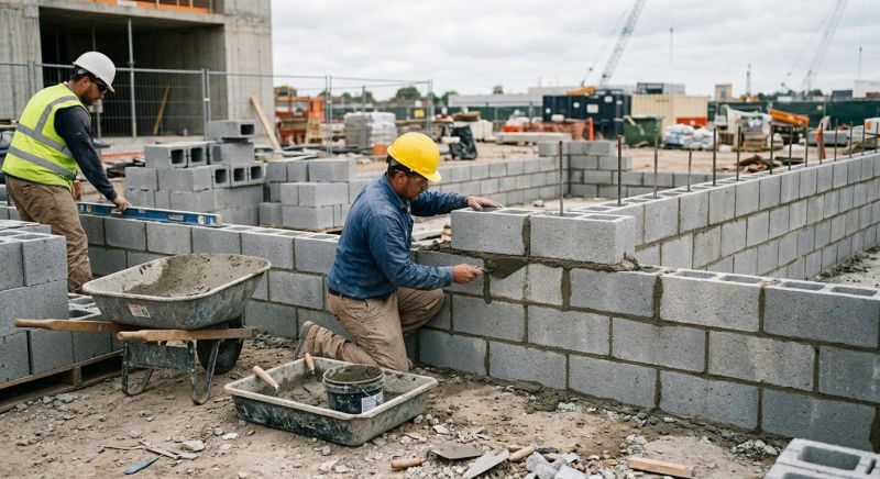 Cinder Blocks Installation in Suffolk County, NY