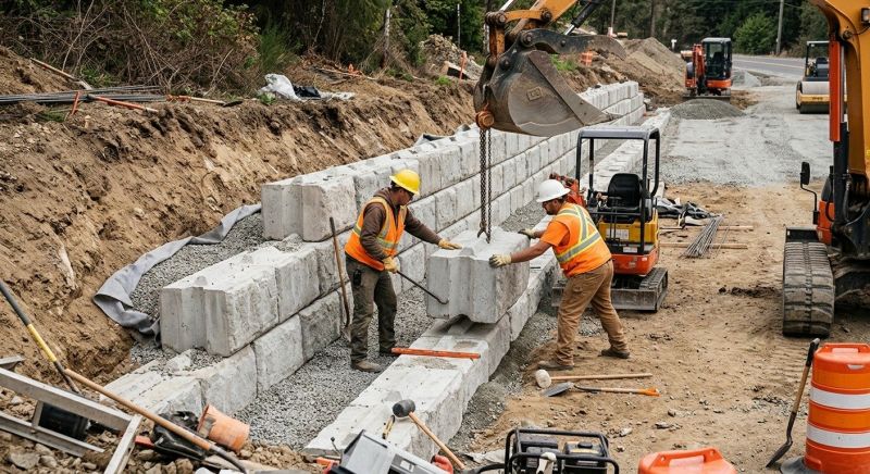 Concrete Blocks Installation in Central Islip, NY