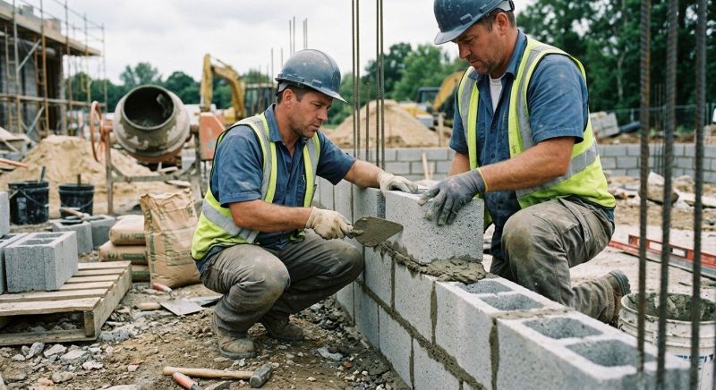 Concrete Blocks Installation in Northport, NY