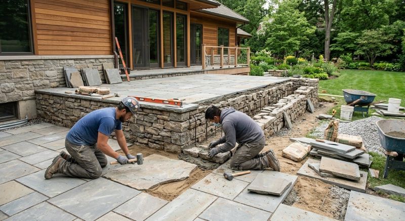 Deck Masonry Installation in Norwalk, CT