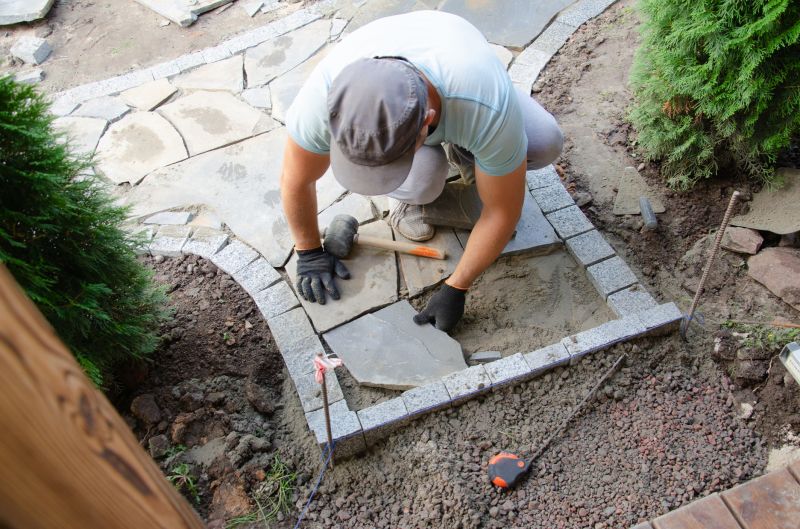Stone Edging Installation in Norwalk, CT