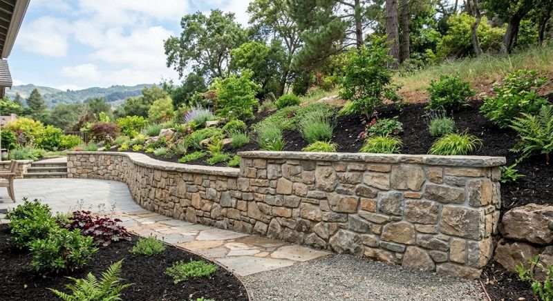 Stone Wall Hardscaping in Norwalk, CT