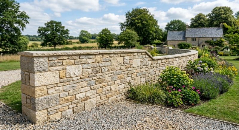 Stone Wall Hardscaping in Norwalk, CT